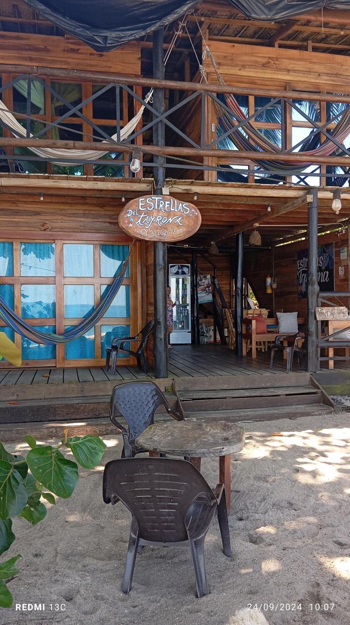 Hostal Estrellas Del Tayrona Playa Mendihuaca Guachaca Kültér fotó